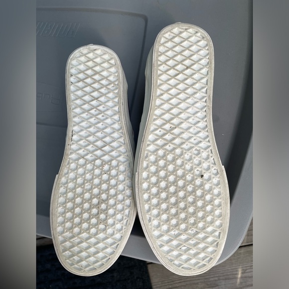 White and purple checkered Vans women’s 9 - Picture 6 of 7